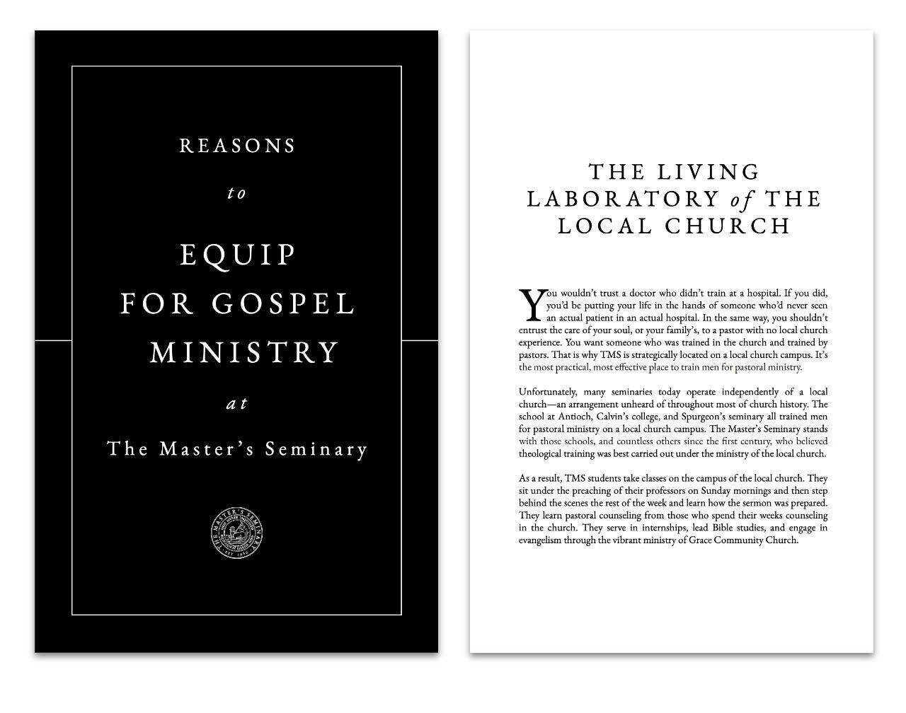 Reasons to Equip for Gospel Ministry at TMS